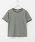 ハニカムワッフルボーダーTシャツ