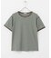ハニカムワッフルボーダーTシャツ