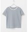 ハニカムワッフルボーダーTシャツ