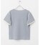 ハニカムワッフルボーダーTシャツ
