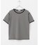 ハニカムワッフルボーダーTシャツ