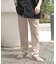 1-tuck スリムフィットスラックス