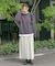 スウェットライクロゴニット