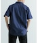 TCインディゴ レギュラーカラー半袖シャツ