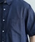 TCインディゴ レギュラーカラー半袖シャツ