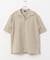 リネンタッチオープンカラーシアーシャツ