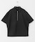 『UVカット』クールタッチナイロン ハーフジップ プルオーバーシャツ