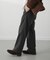 Pinstripe Straight Pants