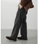 Pinstripe Straight Pants
