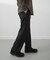 Pinstripe Straight Pants