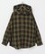 オンブレチェック シャツパーカー