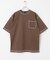 配色ステッチクルーネックTシャツ
