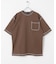 配色ステッチクルーネックTシャツ