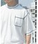 配色ステッチクルーネックTシャツ