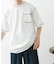 配色ステッチクルーネックTシャツ