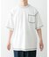 配色ステッチクルーネックTシャツ