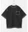 配色ステッチクルーネックTシャツ
