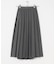 プリーツロングスカート