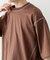 ブランケットステッチクルーネックTシャツ