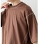 ブランケットステッチクルーネックTシャツ