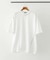 ブランケットステッチクルーネックTシャツ