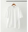 ブランケットステッチクルーネックTシャツ
