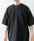 ブランケットステッチクルーネックTシャツ