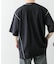 ブランケットステッチクルーネックTシャツ