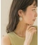 マテリアルサークルパールイヤリング