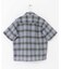 ライトシアーチェック オープンカラー半袖シャツ