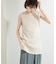 BACKオープンメローリブタンクトップ