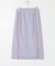 カラーパイピングスカート