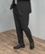 LIFE STYLE TAILOR　ウールライクツイルコンフォータブルパンツ