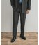 LIFE STYLE TAILOR　ウールライクツイルコンフォータブルパンツ