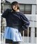 マーブルジャガードニット