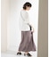 バイアスフレアスカート
