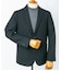 LIFE STYLE TAILOR　ツイードライクコンフォータブルジャケット