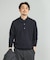 LIFE STYLE TAILOR　マシンウォッシャブルハイゲージニットポロ