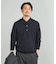 LIFE STYLE TAILOR　マシンウォッシャブルハイゲージニットポロ