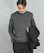 LIFE STYLE TAILOR　マシンウォッシャブルハイゲージクルーニット