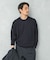LIFE STYLE TAILOR　マシンウォッシャブルハイゲージクルーニット