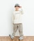 コットンクルーネックロンTシャツ(KIDS)