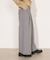ダブルタックワイドパンツ