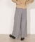 ダブルタックワイドパンツ