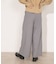 ダブルタックワイドパンツ