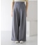 ダブルタックワイドパンツ