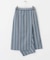 アシンメトリーヘムストライプスカート∴