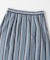 アシンメトリーヘムストライプスカート∴