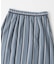 アシンメトリーヘムストライプスカート∴