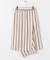 アシンメトリーヘムストライプスカート∴